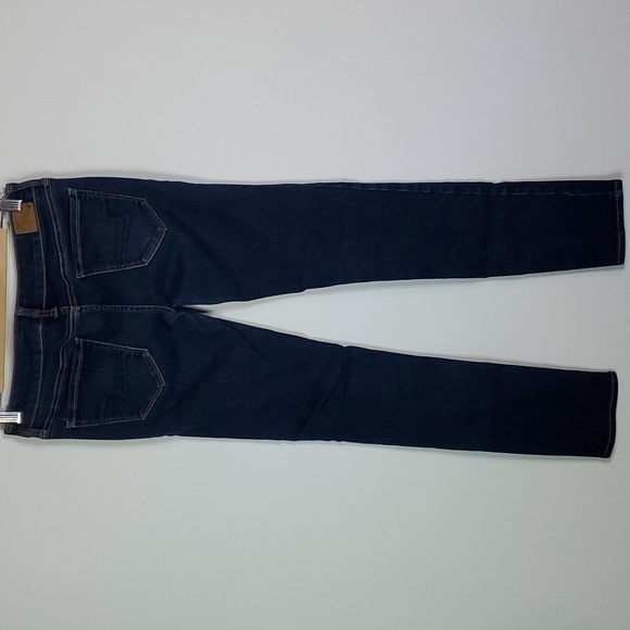 AMERICAN Eagle dark wash size 6 stretch skinny jeans - Picture 4 of 8
